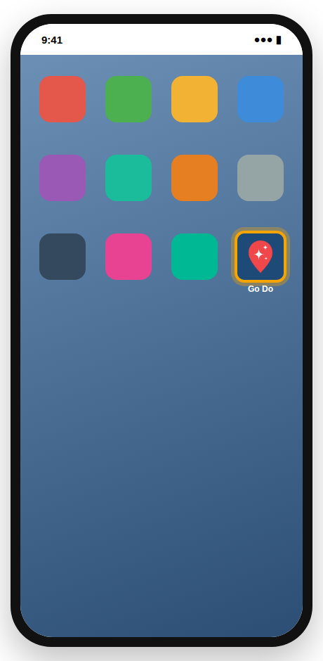 Open Go Do from your Home Screen